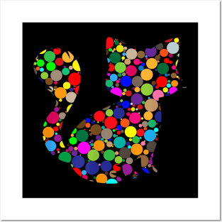 Colourful Cat International Dot Day Posters and Art